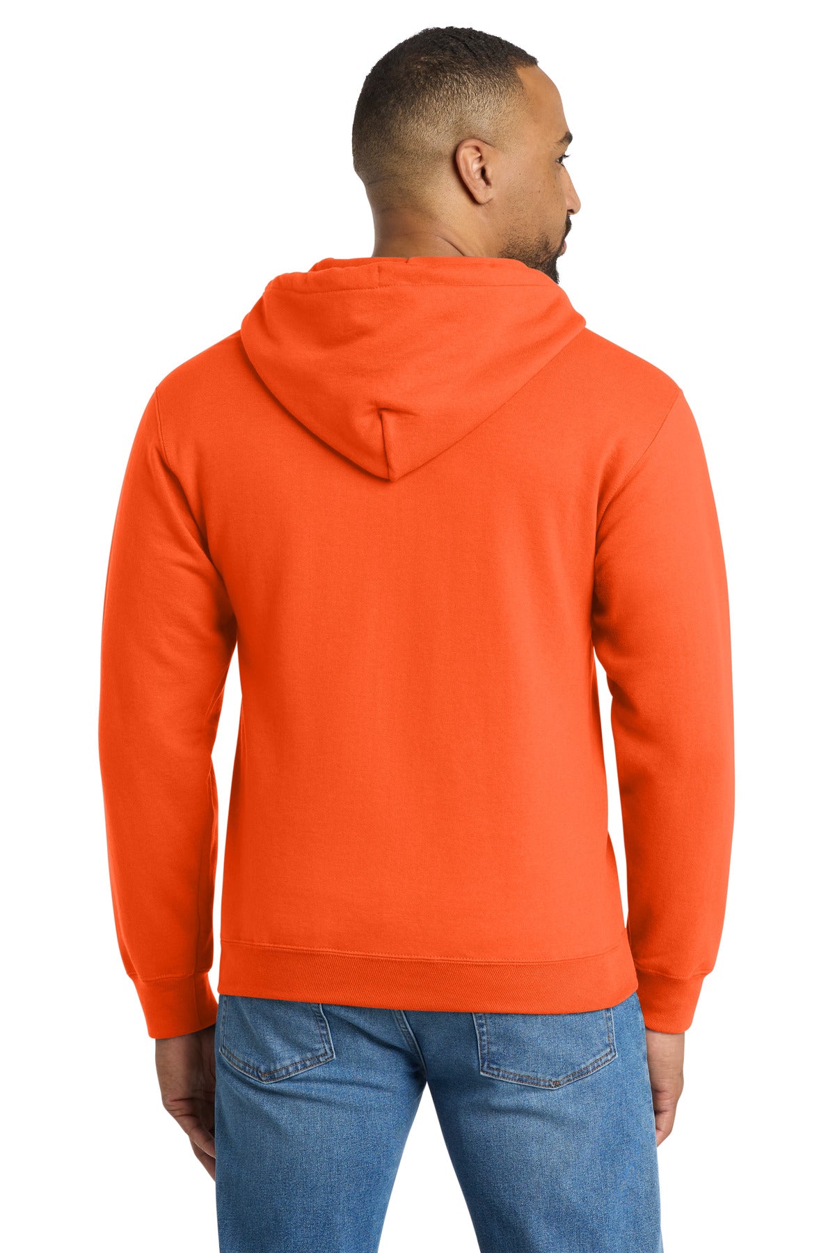 Port & Co Essential Fleece Full-Zip Hooded Sweatshirt. PC90ZH