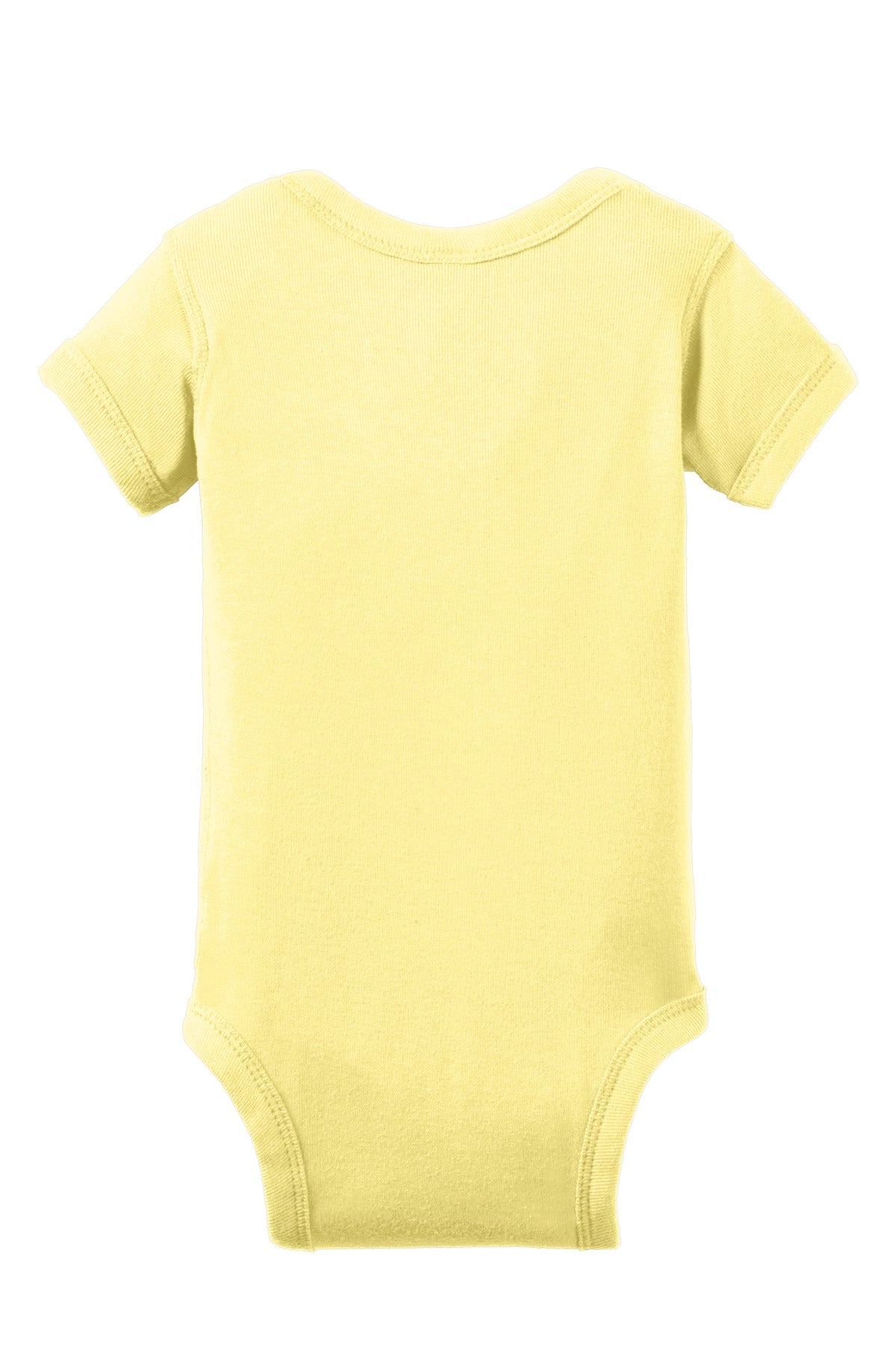Rabbit Skins Infant Short Sleeve Baby Rib Bodysuit. RS4400