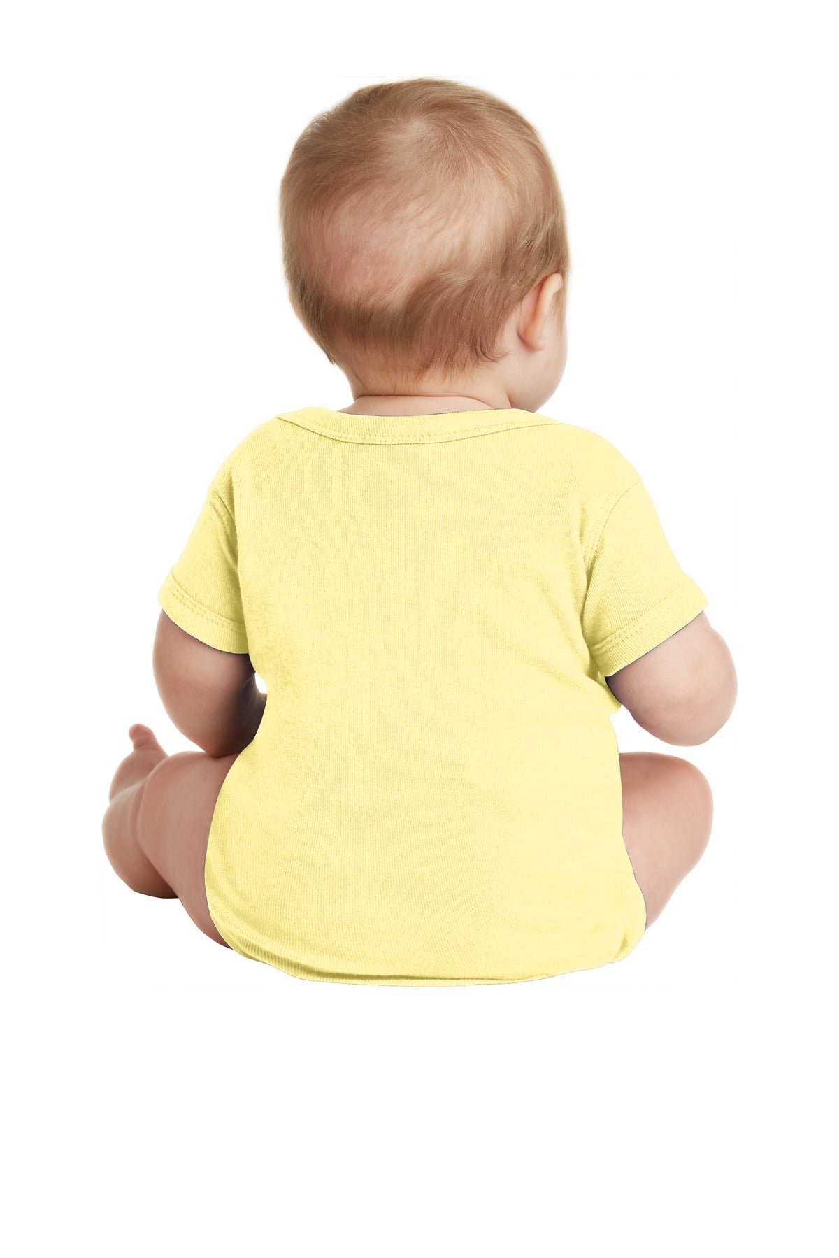 Rabbit Skins Infant Short Sleeve Baby Rib Bodysuit. RS4400