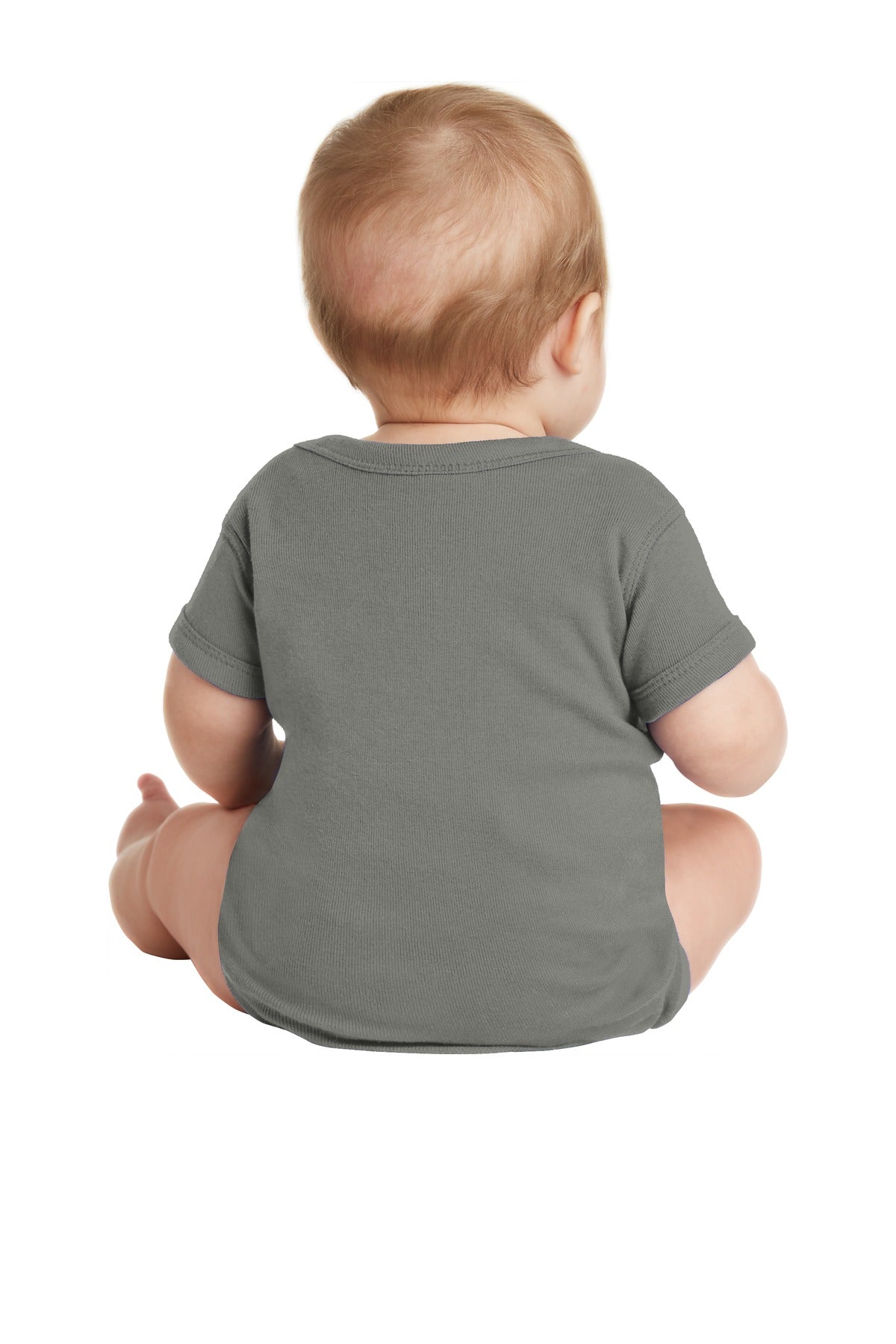 Rabbit Skins Infant Short Sleeve Baby Rib Bodysuit. RS4400