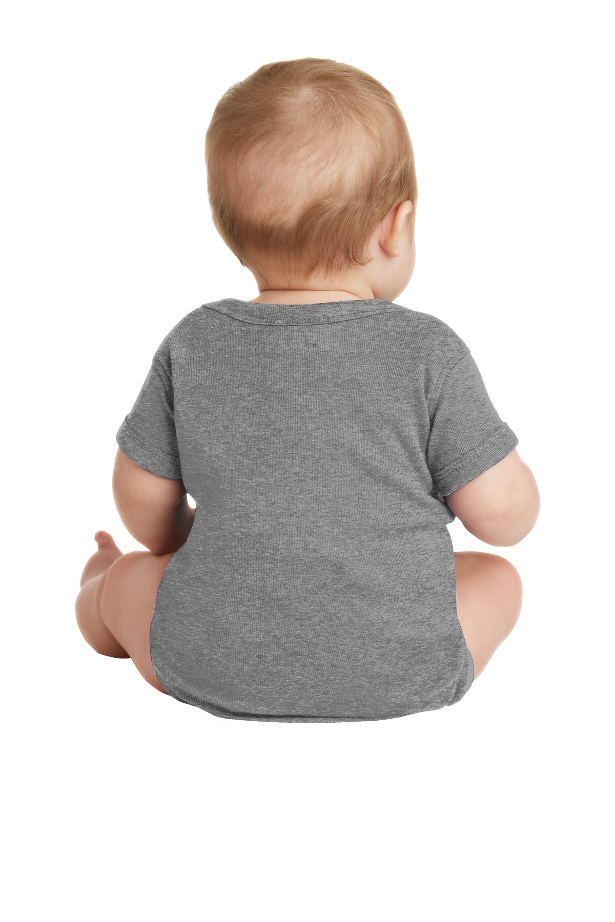 Rabbit Skins Infant Short Sleeve Baby Rib Bodysuit. RS4400