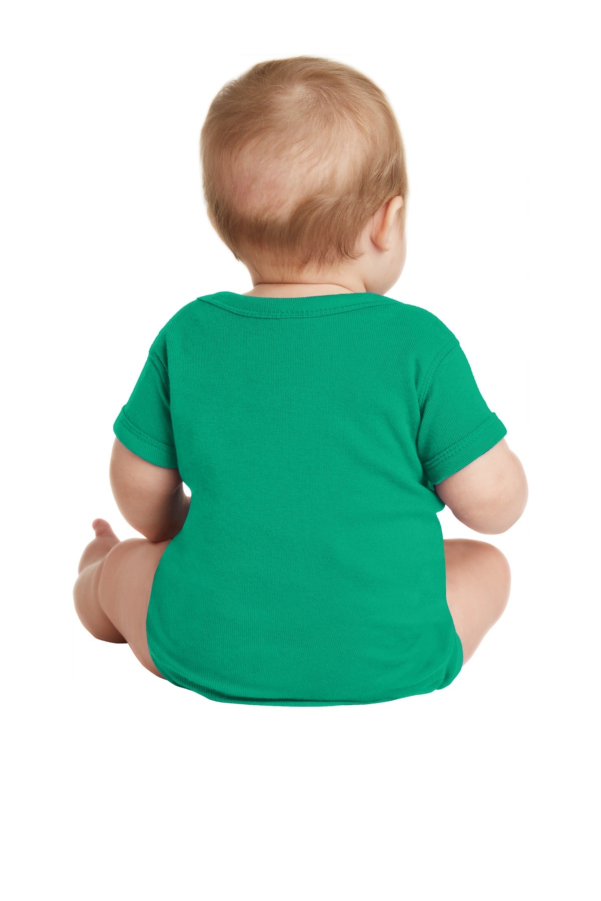 Rabbit Skins Infant Short Sleeve Baby Rib Bodysuit. RS4400