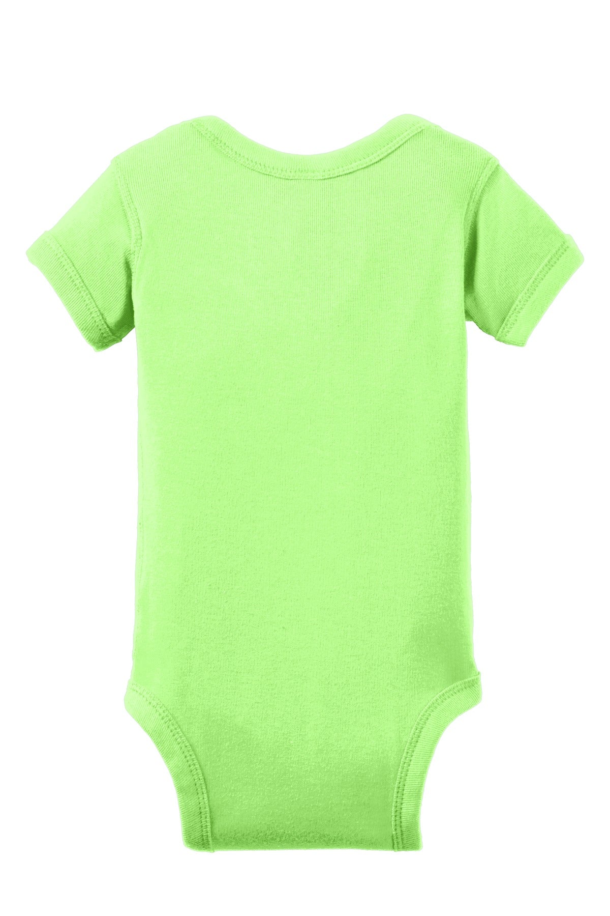 Rabbit Skins Infant Short Sleeve Baby Rib Bodysuit. RS4400