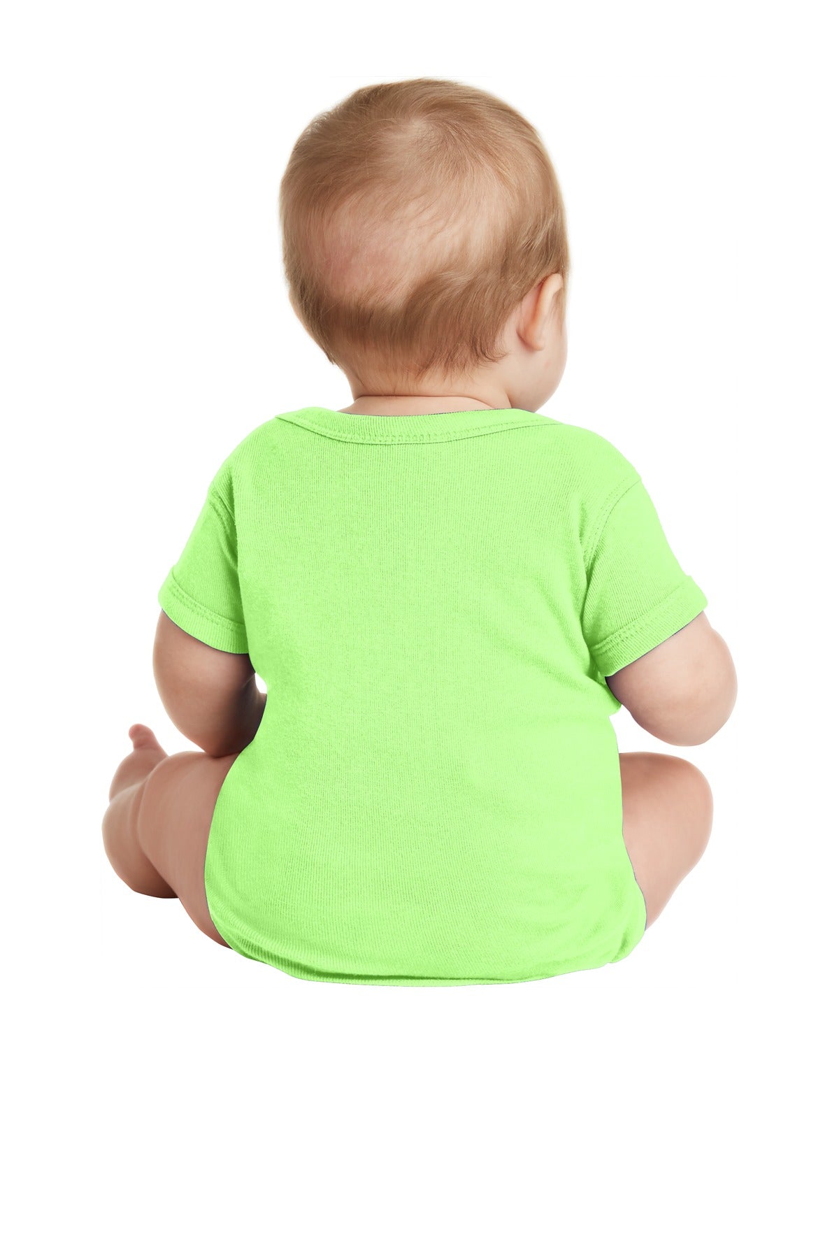Rabbit Skins Infant Short Sleeve Baby Rib Bodysuit. RS4400