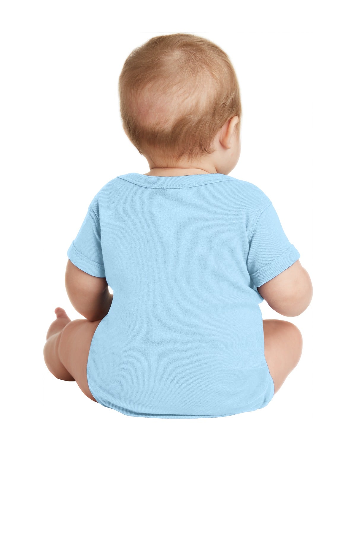 Rabbit Skins Infant Short Sleeve Baby Rib Bodysuit. RS4400