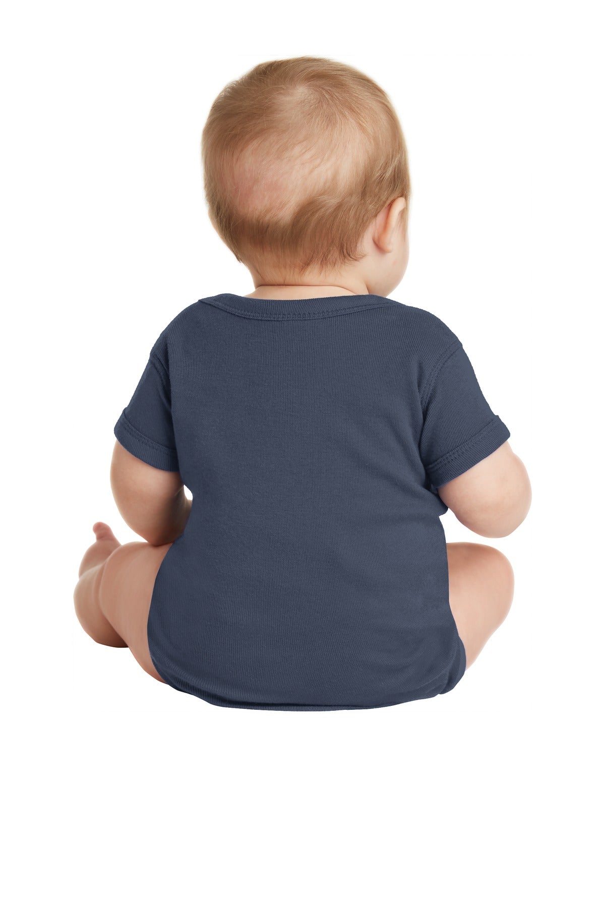 Rabbit Skins Infant Short Sleeve Baby Rib Bodysuit. RS4400