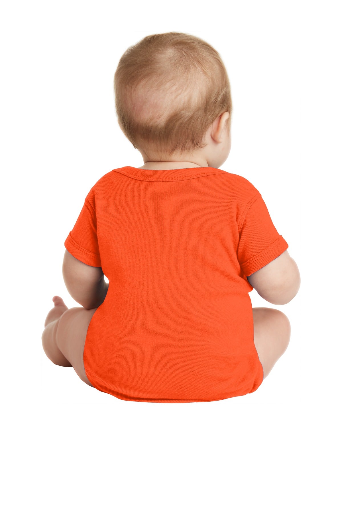 Rabbit Skins Infant Short Sleeve Baby Rib Bodysuit. RS4400