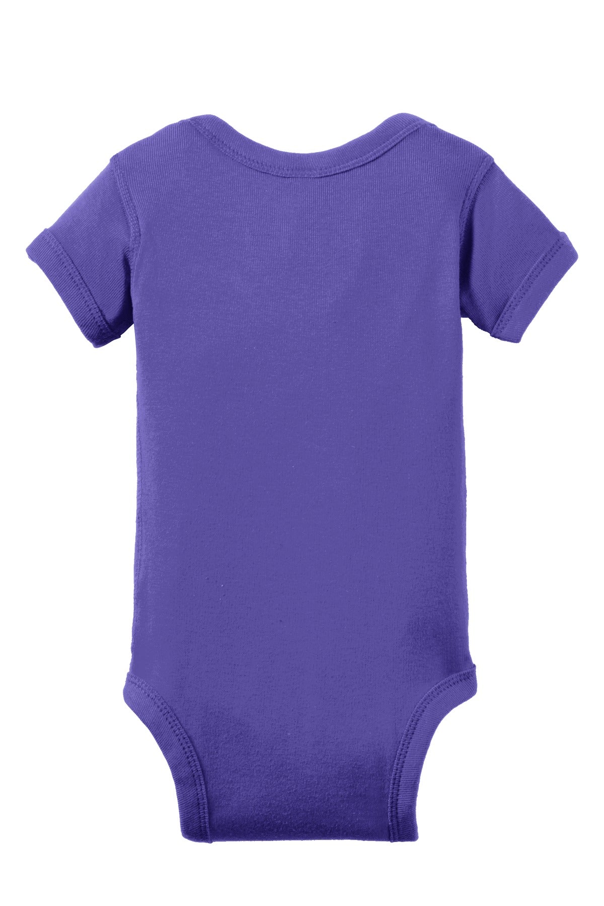 Rabbit Skins Infant Short Sleeve Baby Rib Bodysuit. RS4400