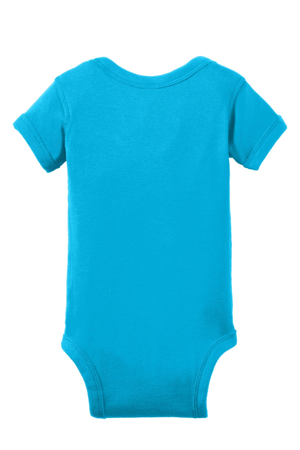 Rabbit Skins Infant Short Sleeve Baby Rib Bodysuit. RS4400