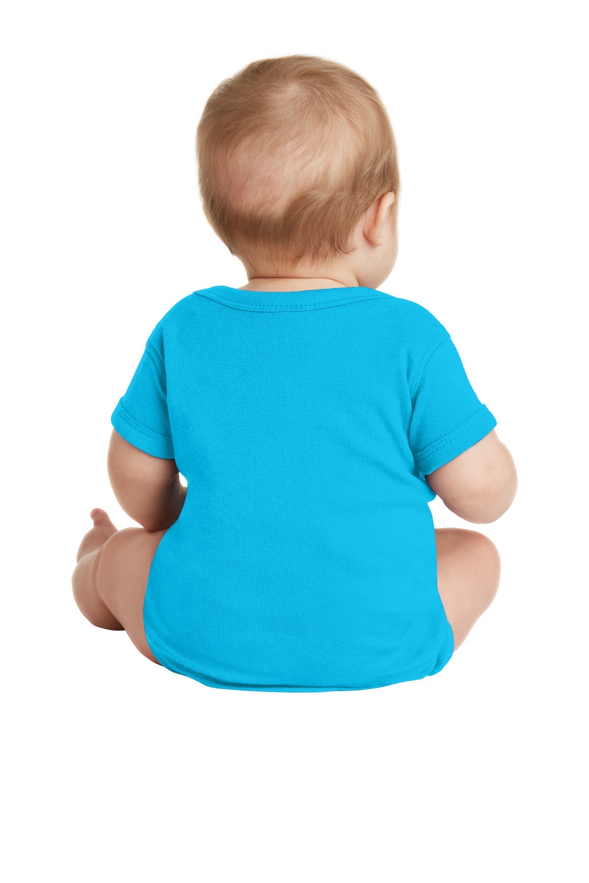 Rabbit Skins Infant Short Sleeve Baby Rib Bodysuit. RS4400