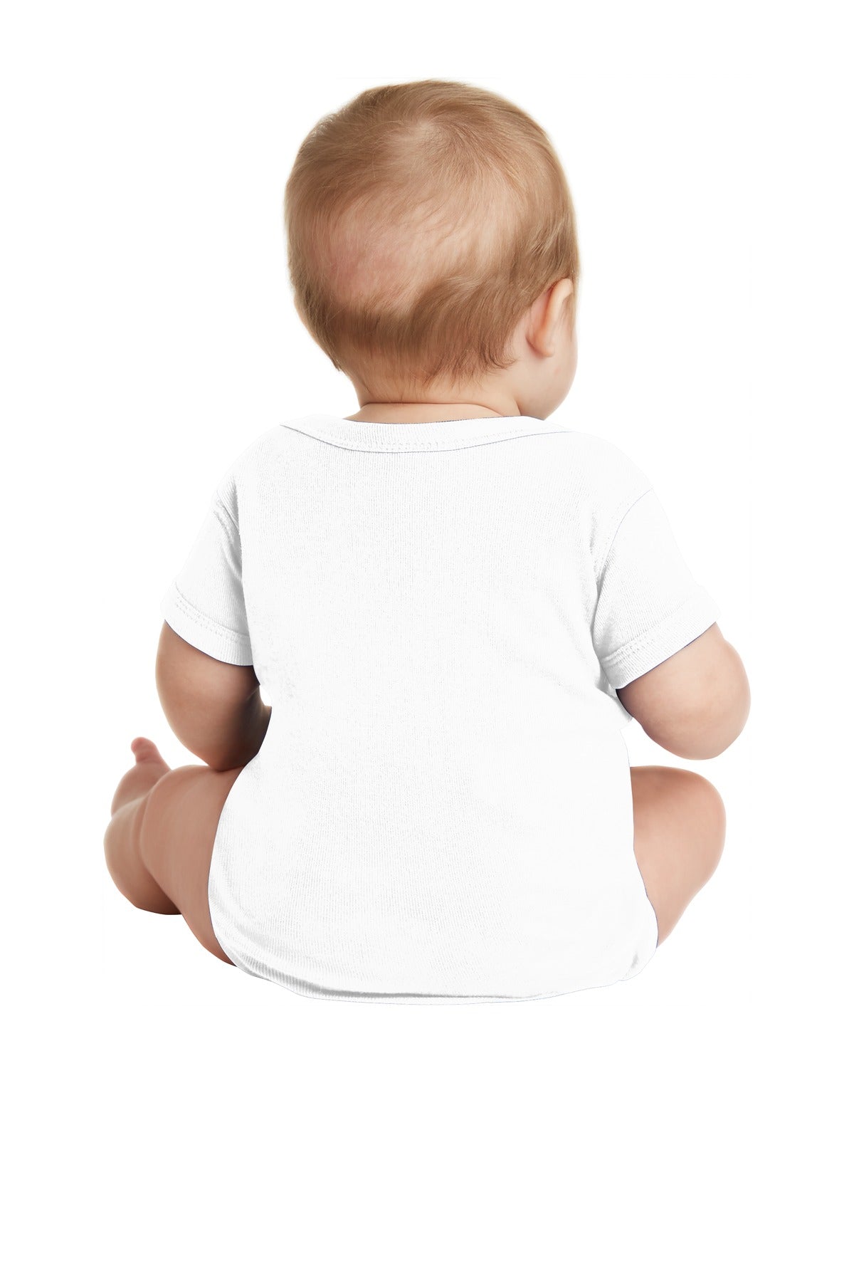 Rabbit Skins Infant Short Sleeve Baby Rib Bodysuit. RS4400