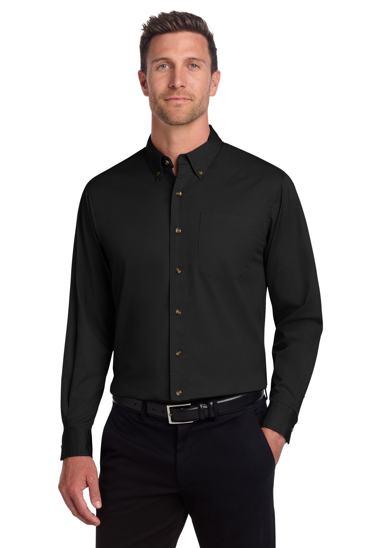 Port Authority Long Sleeve Twill Shirt. S600T