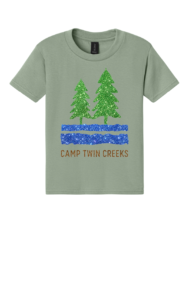 TC LIMITED Glitter Print Soft Style Youth Tee