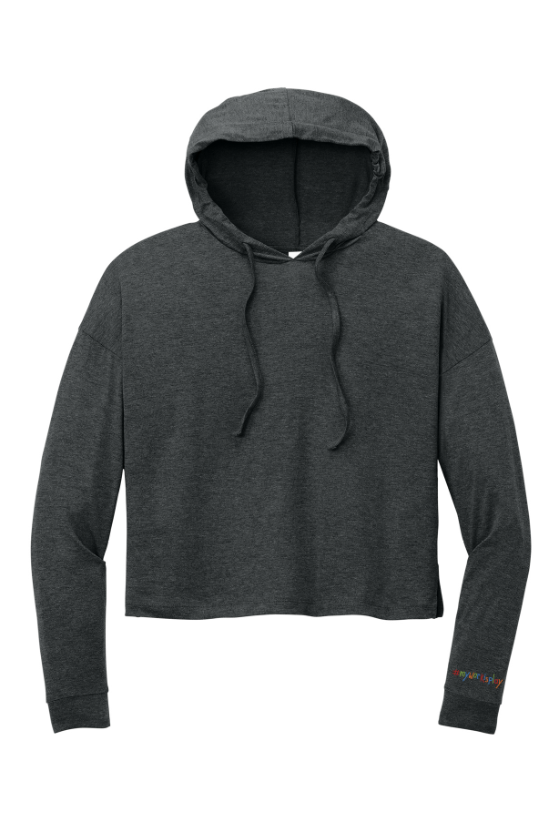 CC District® Women’s Perfect Tri® Midi Long Sleeve Hoodie (wrist and back prints)