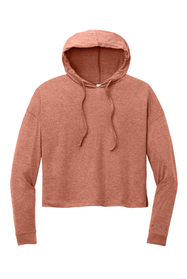 CC District® Women’s Perfect Tri® Midi Long Sleeve Hoodie (wrist and back prints)