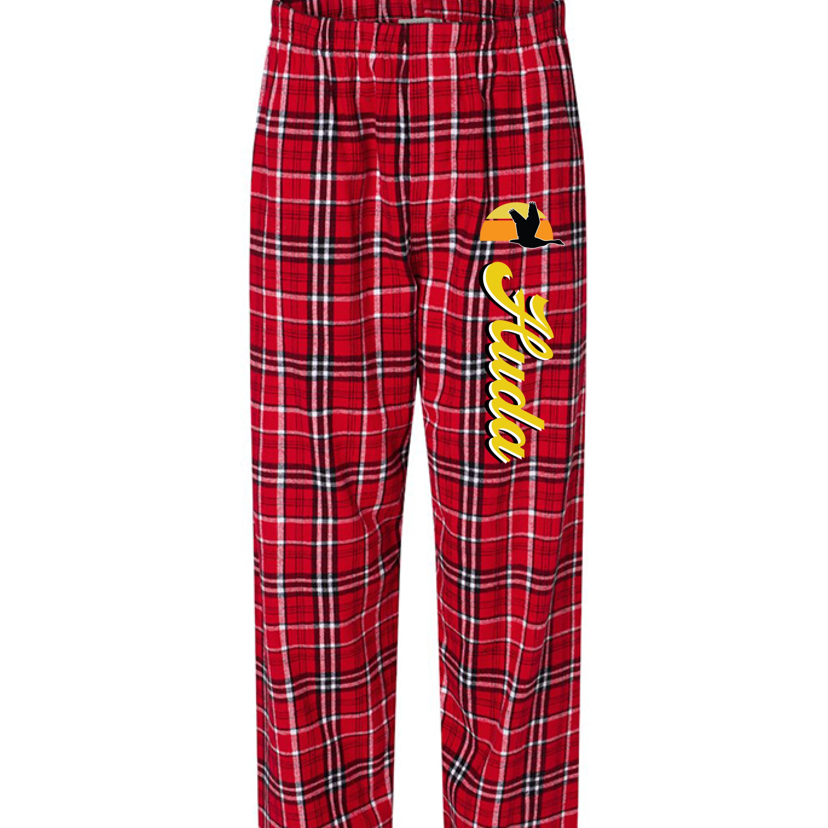 RED/ WHITE PLAID - FRONT