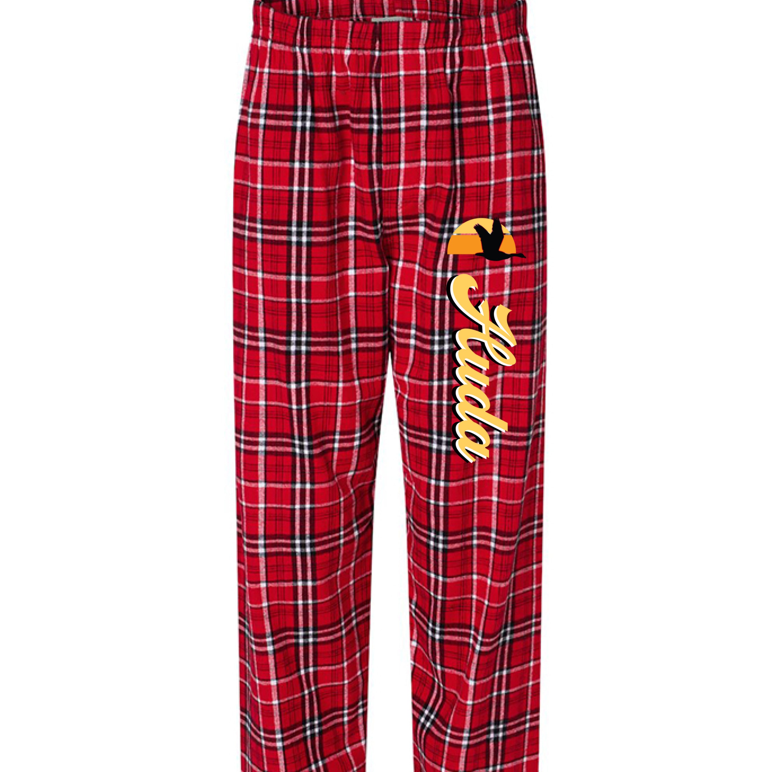 RED/ WHITE PLAID - FRONT