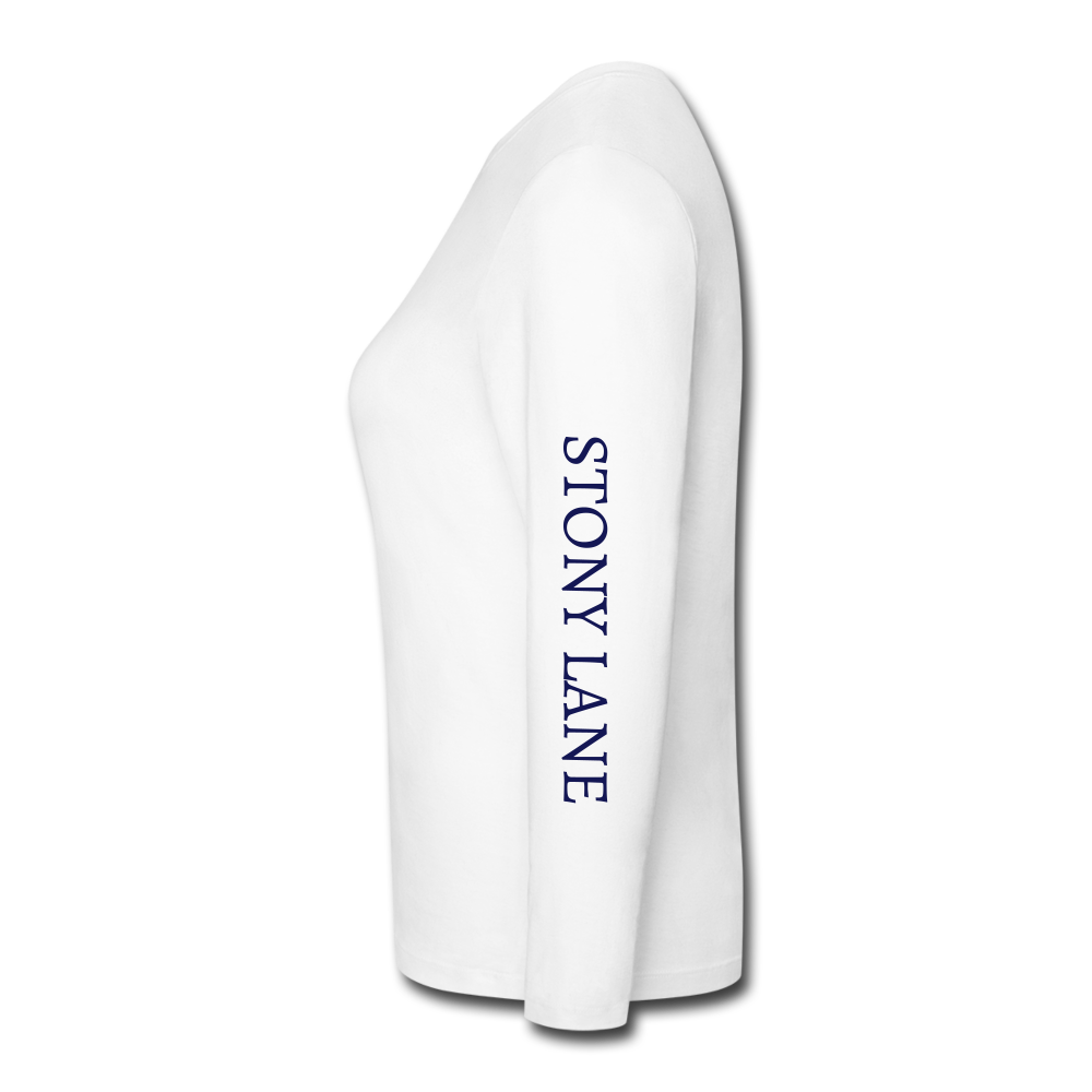 Women's Long Sleeve Jersey T-Shirt - white