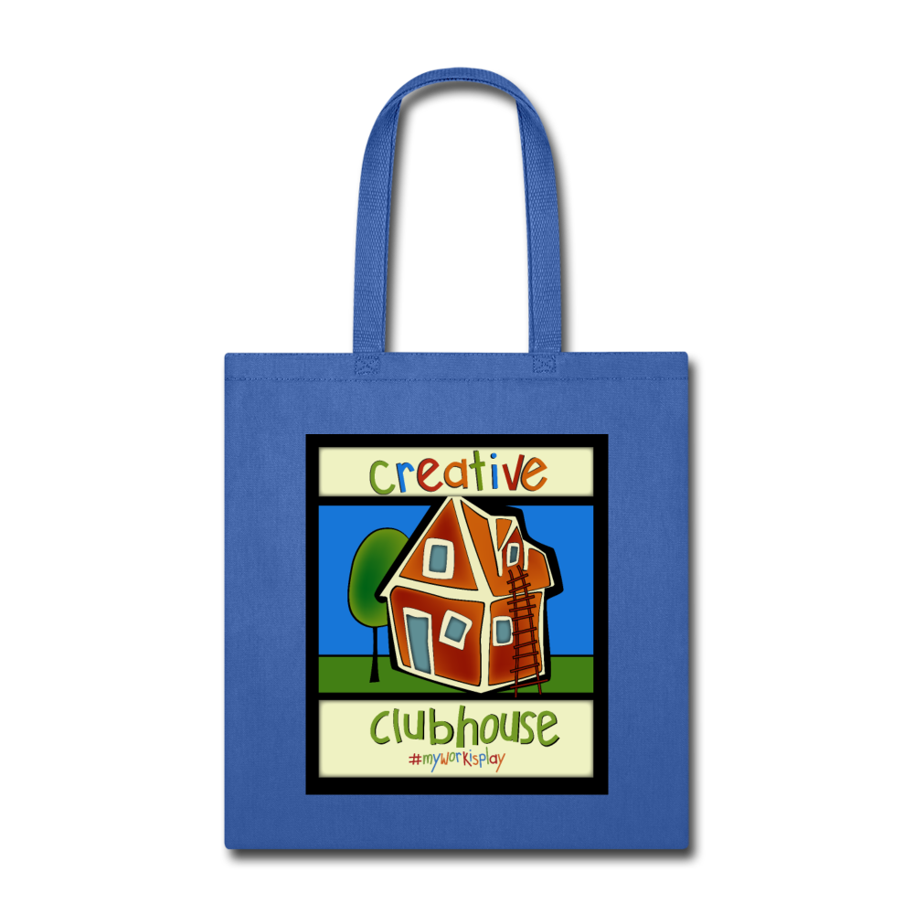 Clubhouse Tote Bag - royal blue