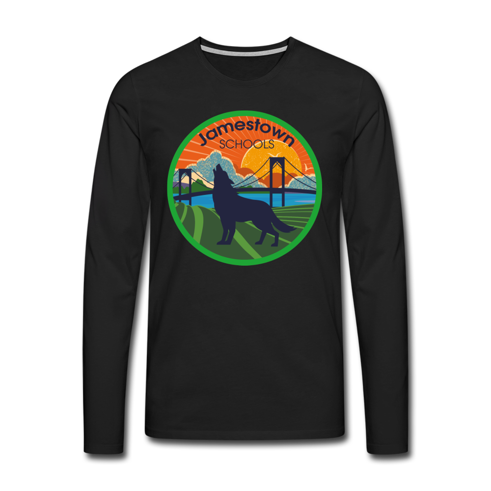 JS Men's Premium Long Sleeve T-Shirt - black