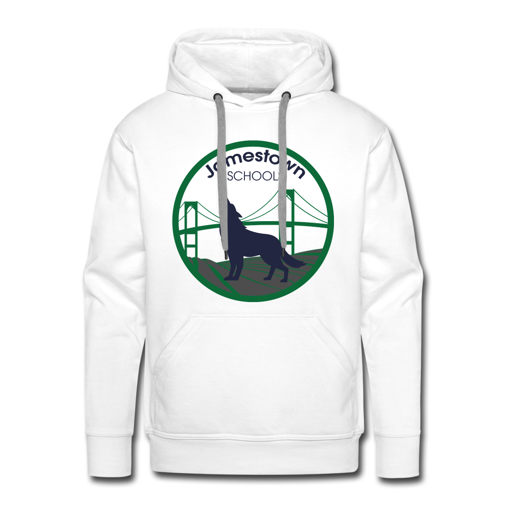 JS Men’s Premium Hoodie - white