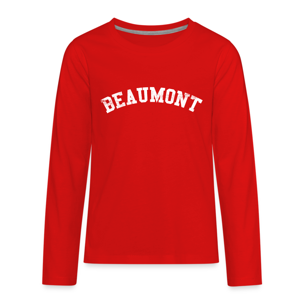 BES Kids' Vintage Long Sleeve - red