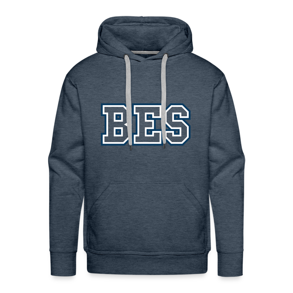 BES Men’s Favorite Hoodie - heather denim