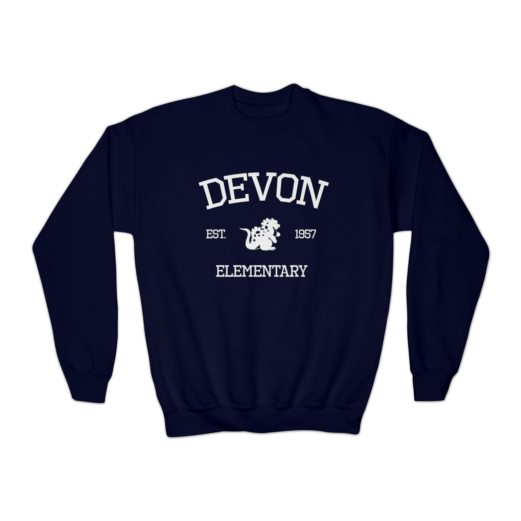 DE Distresses Youth Crewneck Sweatshirt