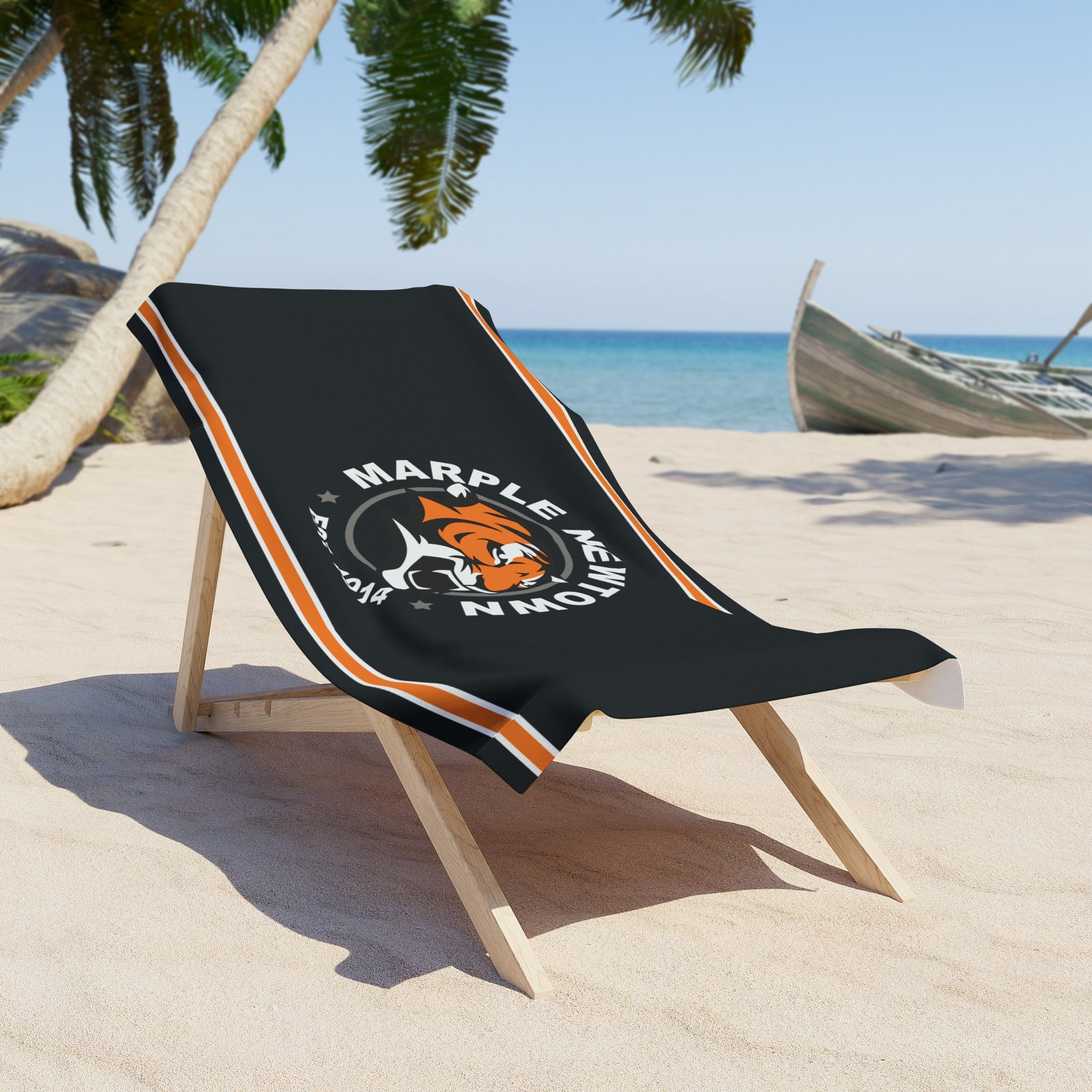 MN Tigers Beach Towel