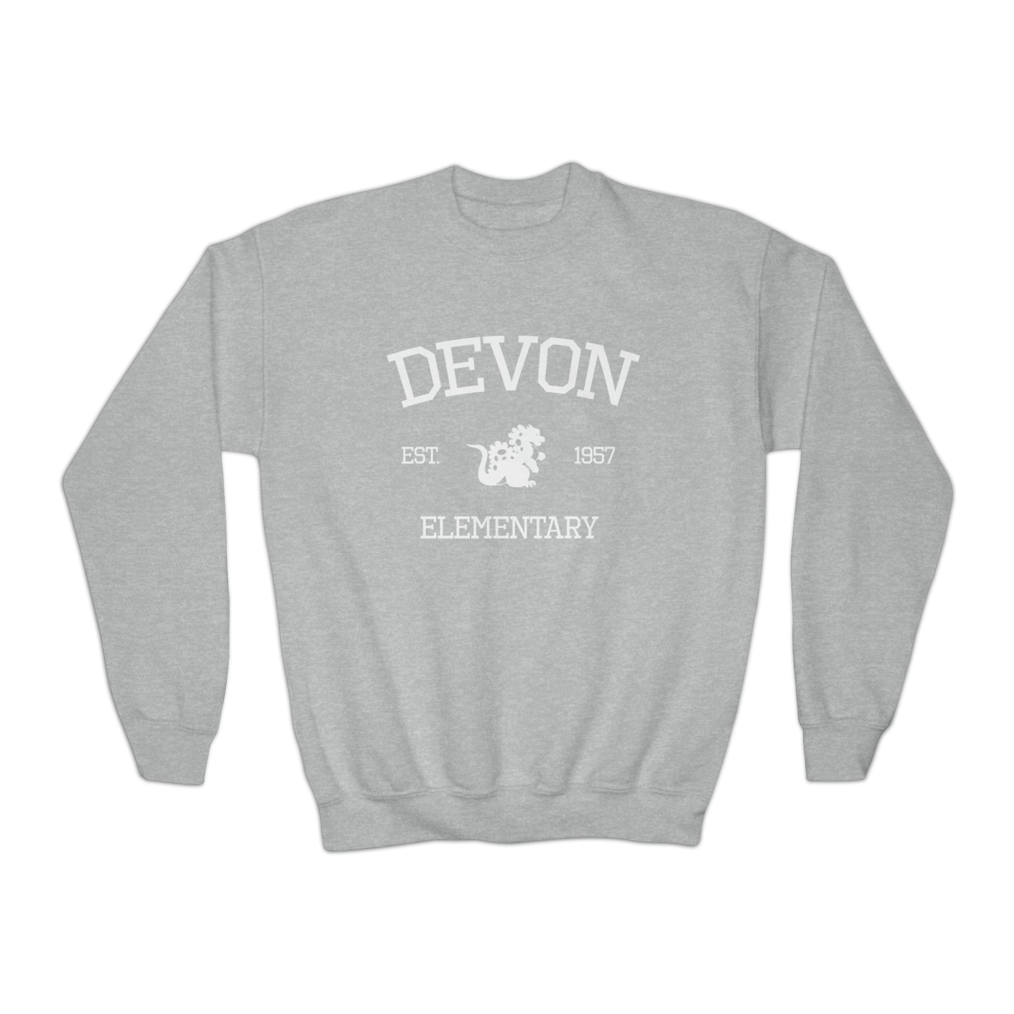 DE Distresses Youth Crewneck Sweatshirt