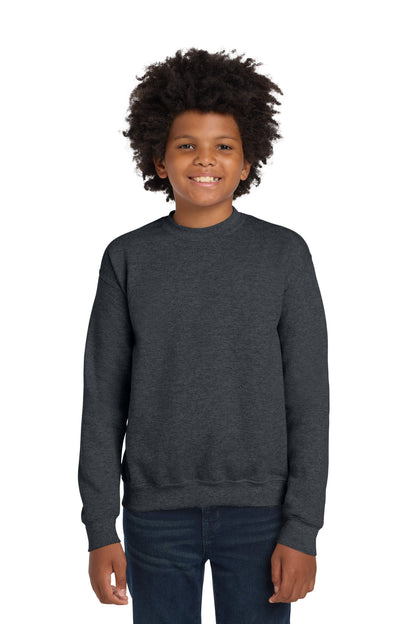 Gildan Youth Heavy Blend Crewneck Sweatshirt.  18000B