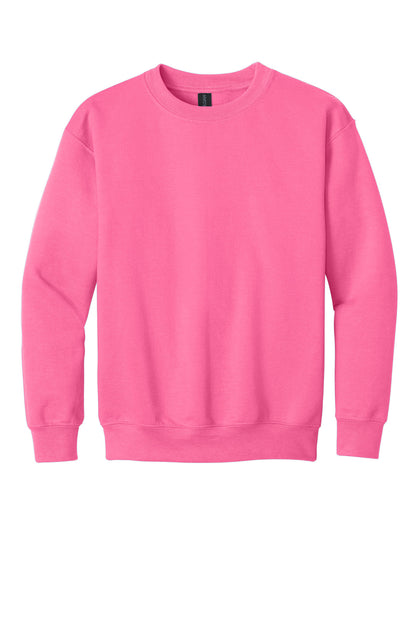 Gildan Youth Heavy Blend Crewneck Sweatshirt.  18000B