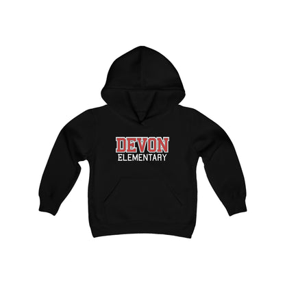 DE Collegiate Youth Heavy Blend Hooded Sweatshirt (Available in 10 Colors)