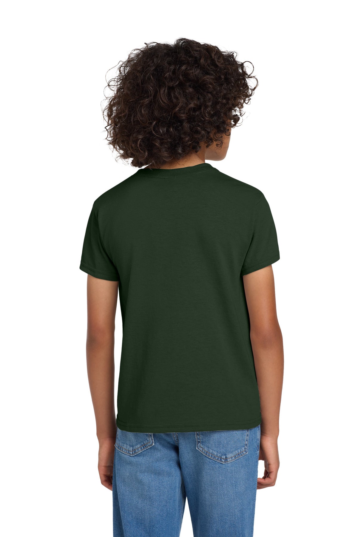 Gildan Youth DryBlend 50 Cotton/50 Poly T-Shirt.  8000B