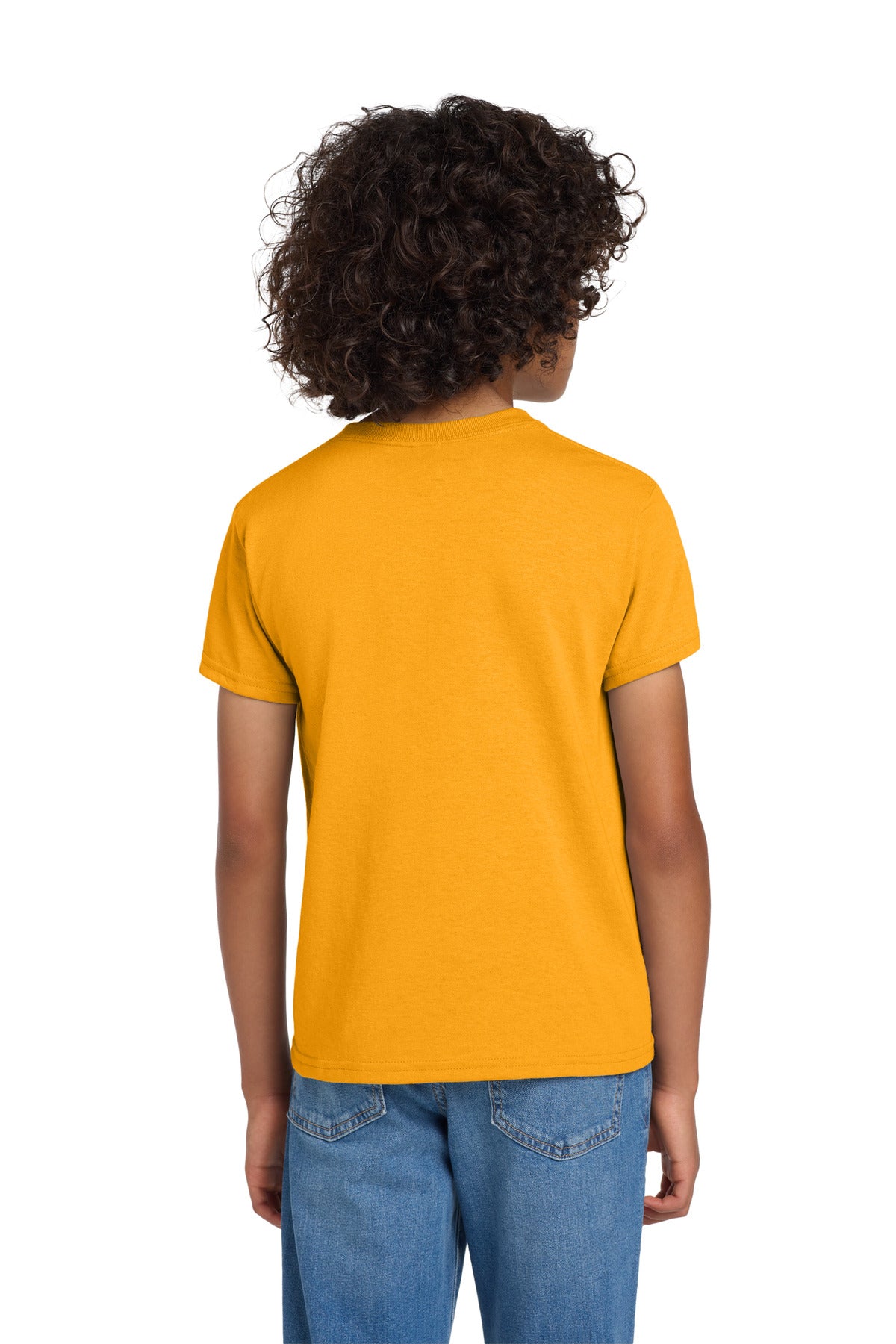 Gildan Youth DryBlend 50 Cotton/50 Poly T-Shirt.  8000B