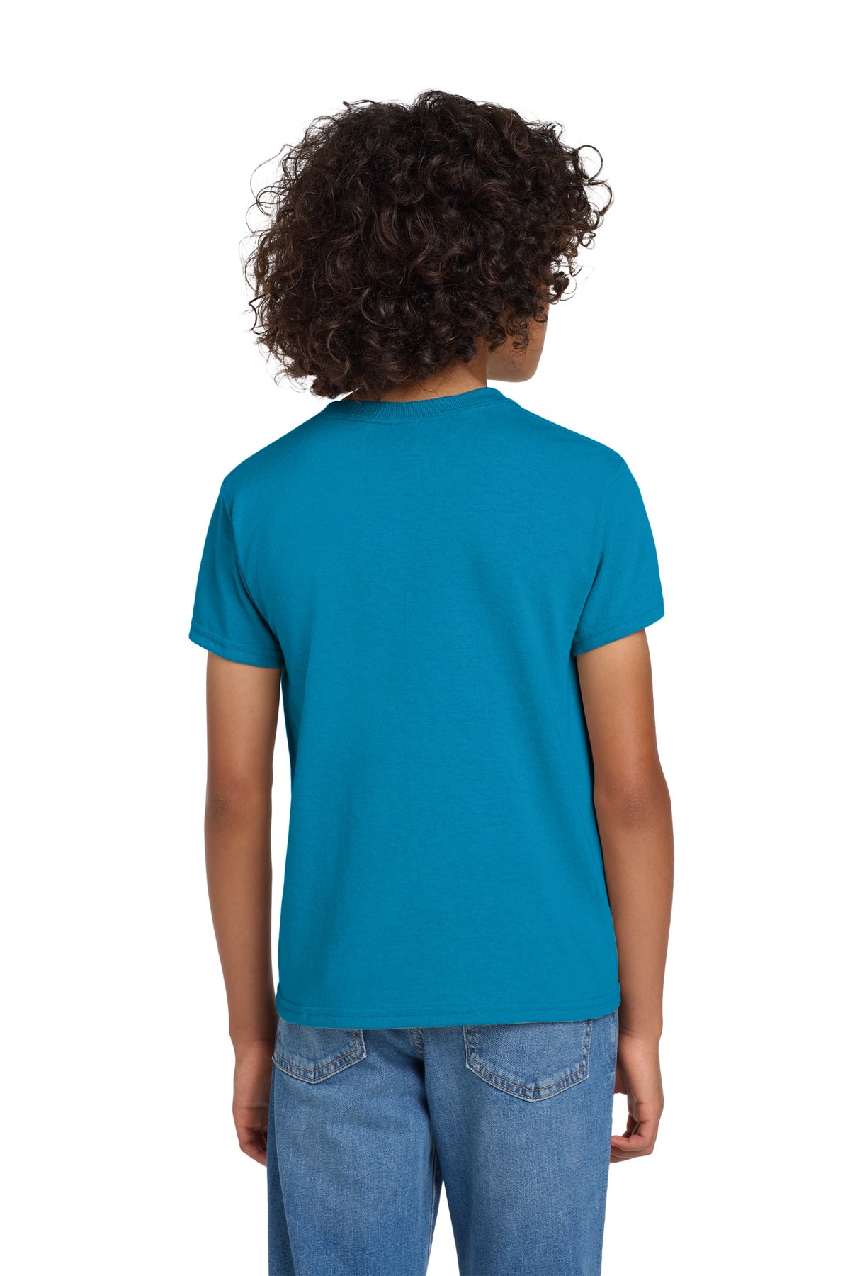 Gildan Youth DryBlend 50 Cotton/50 Poly T-Shirt.  8000B