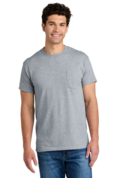 Gildan - DryBlend 50 Cotton/50 Poly Pocket T-Shirt. 8300