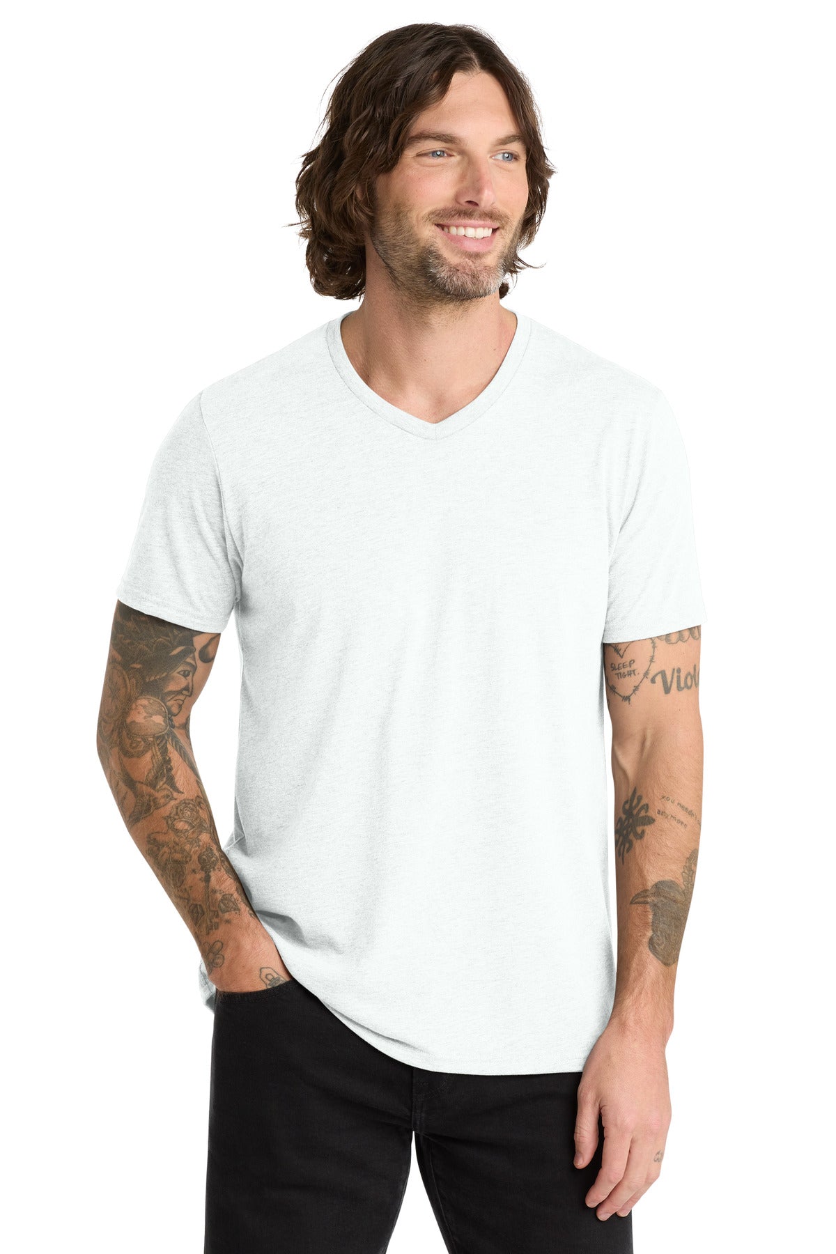 Allmade  Unisex Tri-Blend V-Neck Tee AL2014