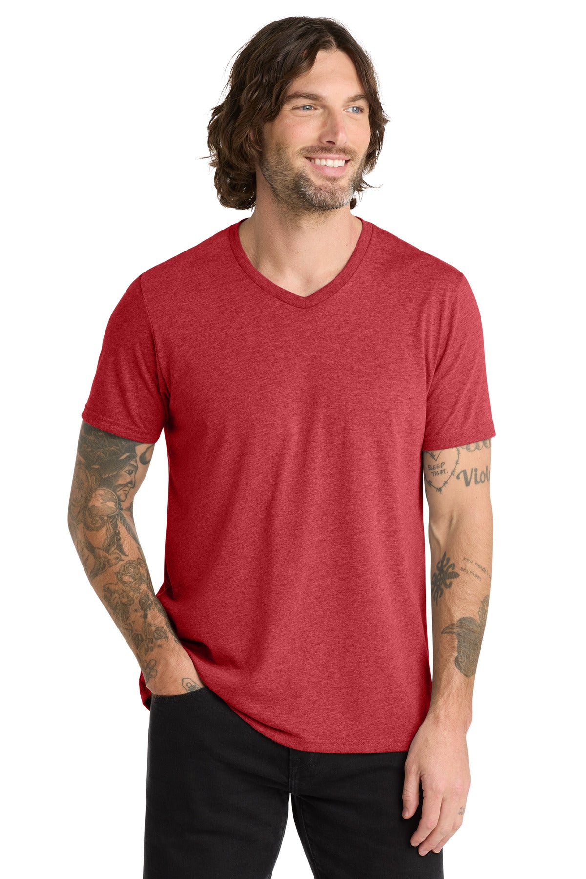 Allmade  Unisex Tri-Blend V-Neck Tee AL2014