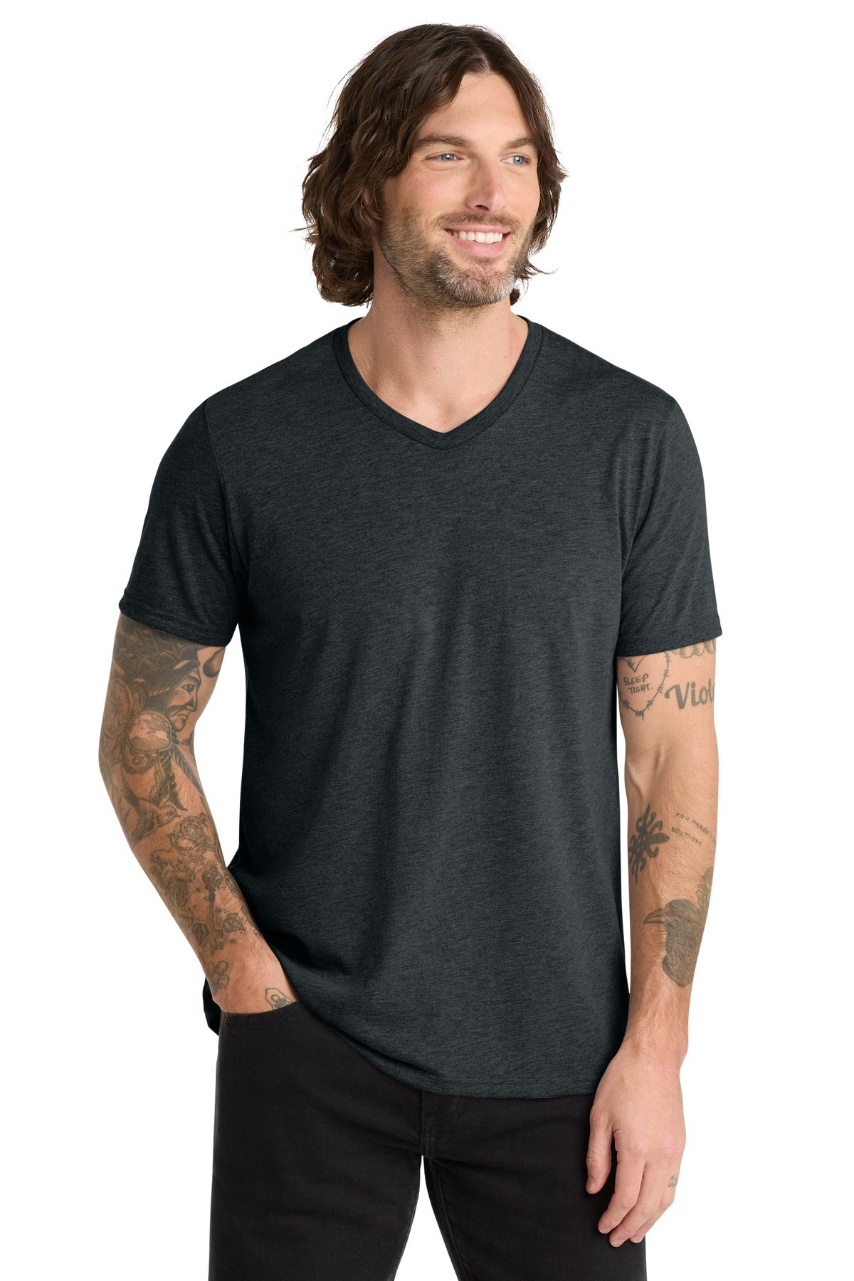 Allmade  Unisex Tri-Blend V-Neck Tee AL2014