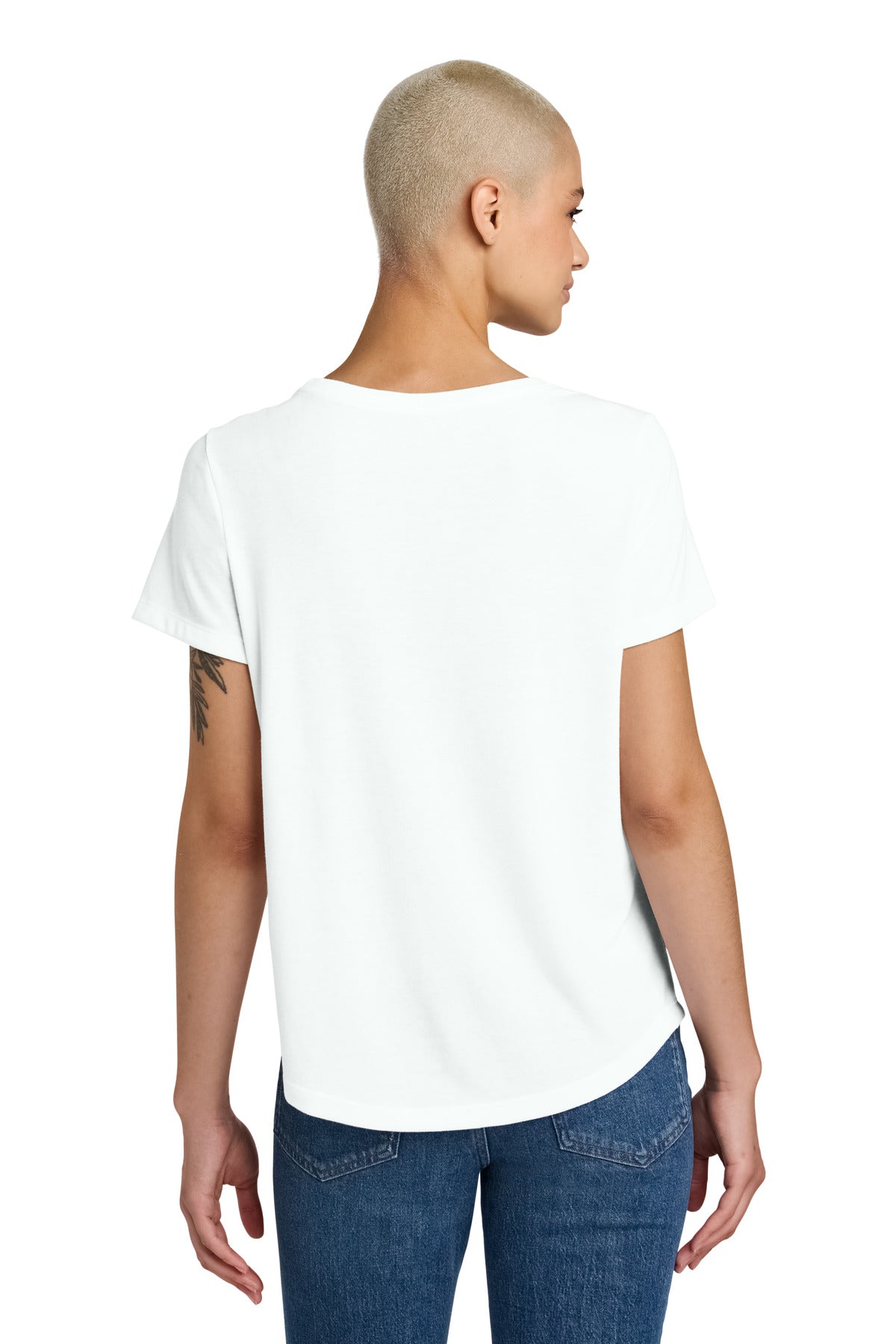 Allmade Women's Relaxed Tri-Blend Scoop Neck Tee AL2015