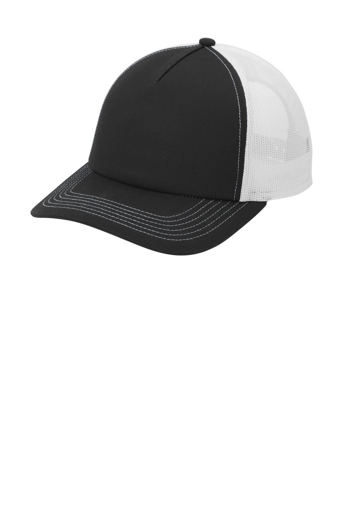 Port Authority Low-Profile Snapback 5-Panel Trucker Cap C405LP