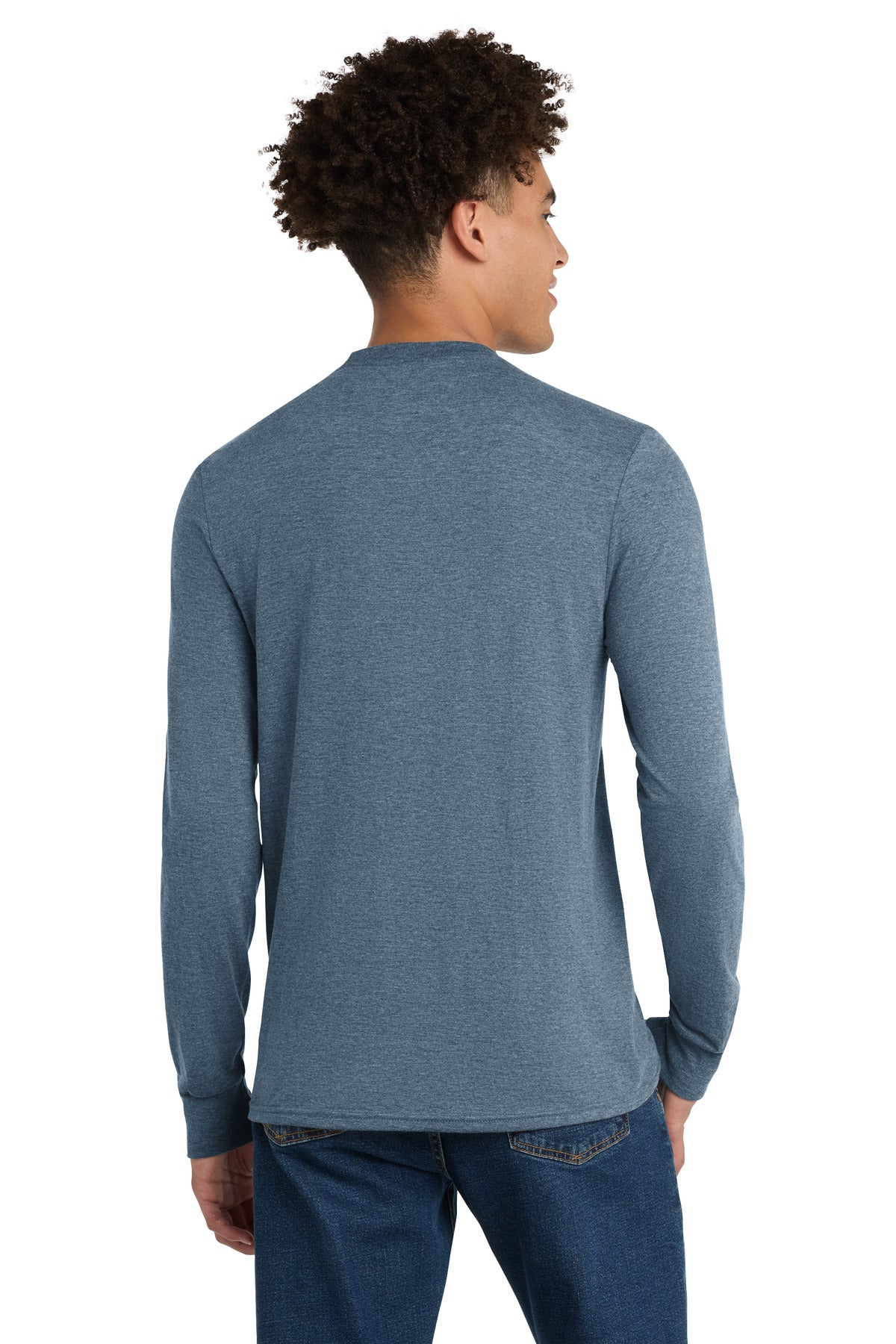 District Perfect Tri Long Sleeve Tee . DM132
