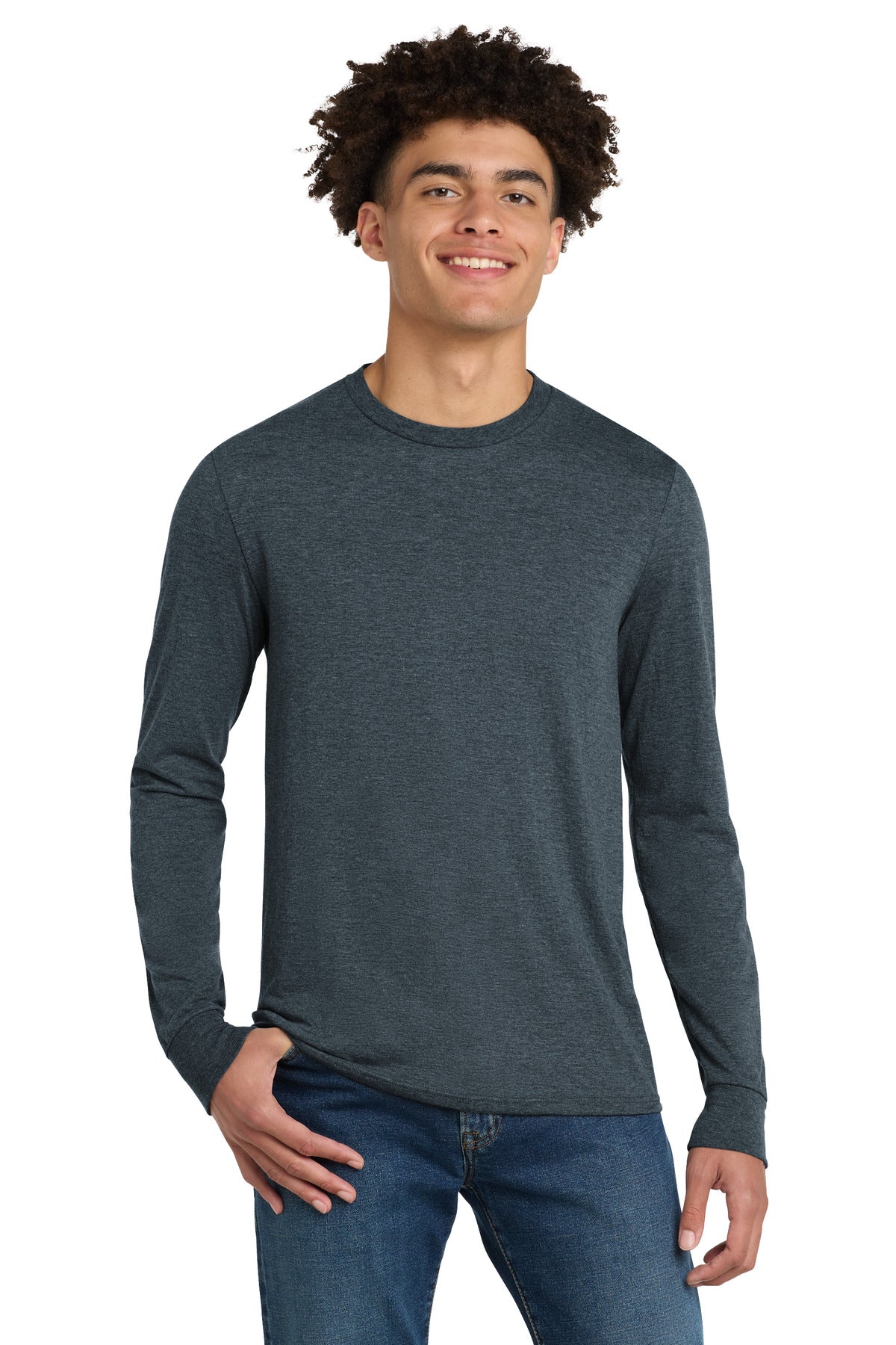 District Perfect Tri Long Sleeve Tee . DM132