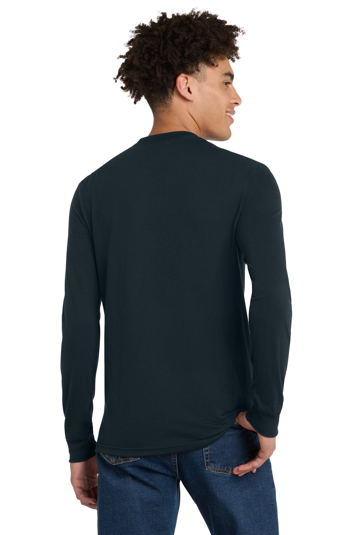 District Perfect Tri Long Sleeve Tee . DM132
