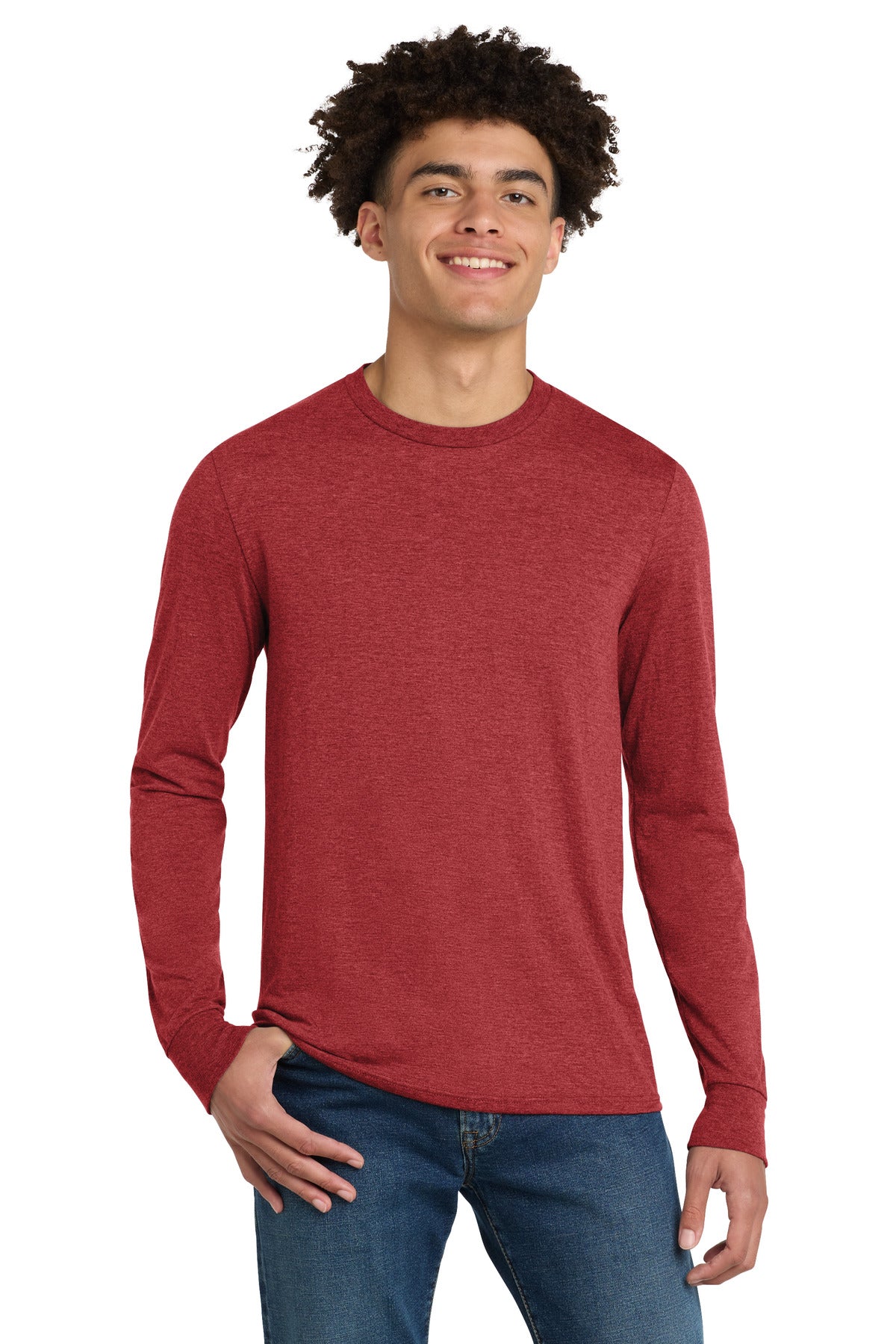 District Perfect Tri Long Sleeve Tee . DM132