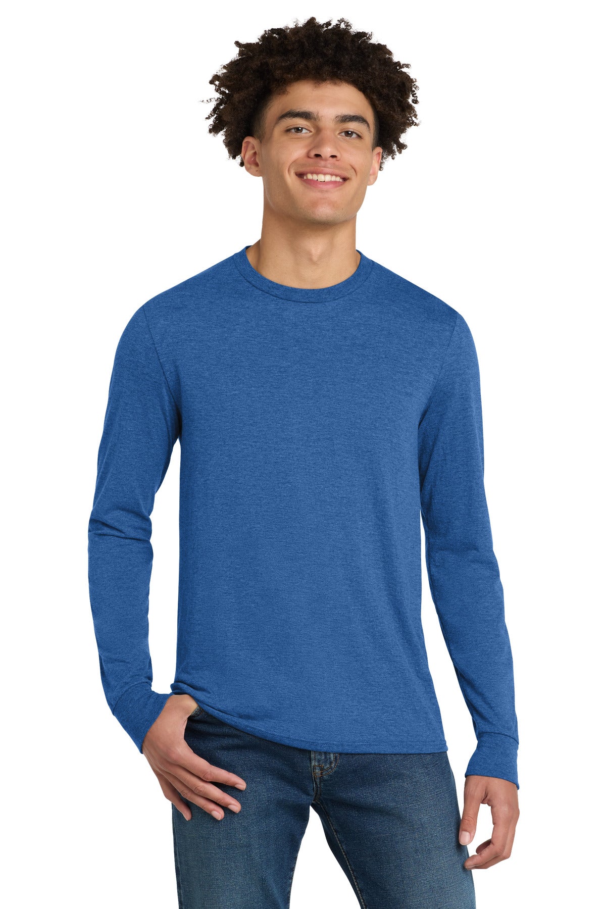 District Perfect Tri Long Sleeve Tee . DM132