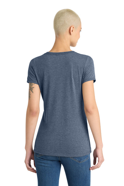 District Women's Perfect Tri V-Neck Tee. DM1350L