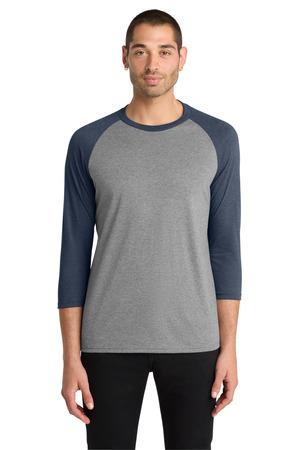 District  Perfect Tri 3/4-Sleeve Raglan. DM136