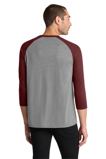 District  Perfect Tri 3/4-Sleeve Raglan. DM136